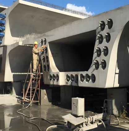 钟楼压浆料施工流程及注意事项